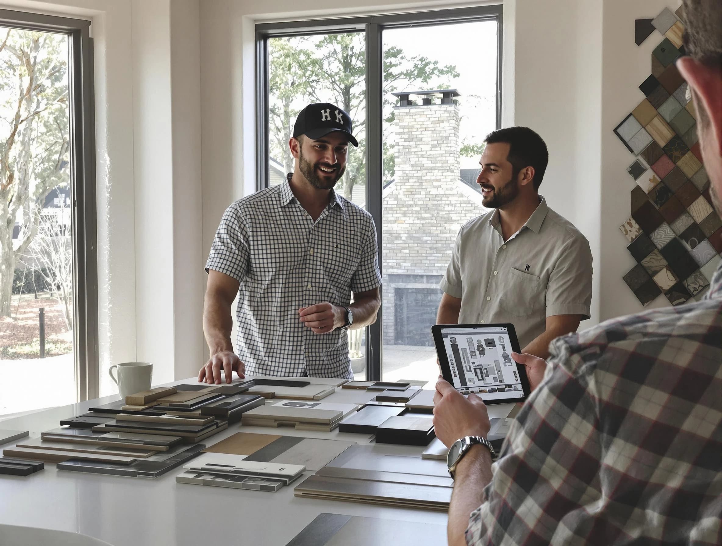 Moon Chimney Sweep remodeling a chimney and fireplace in Moon, PA