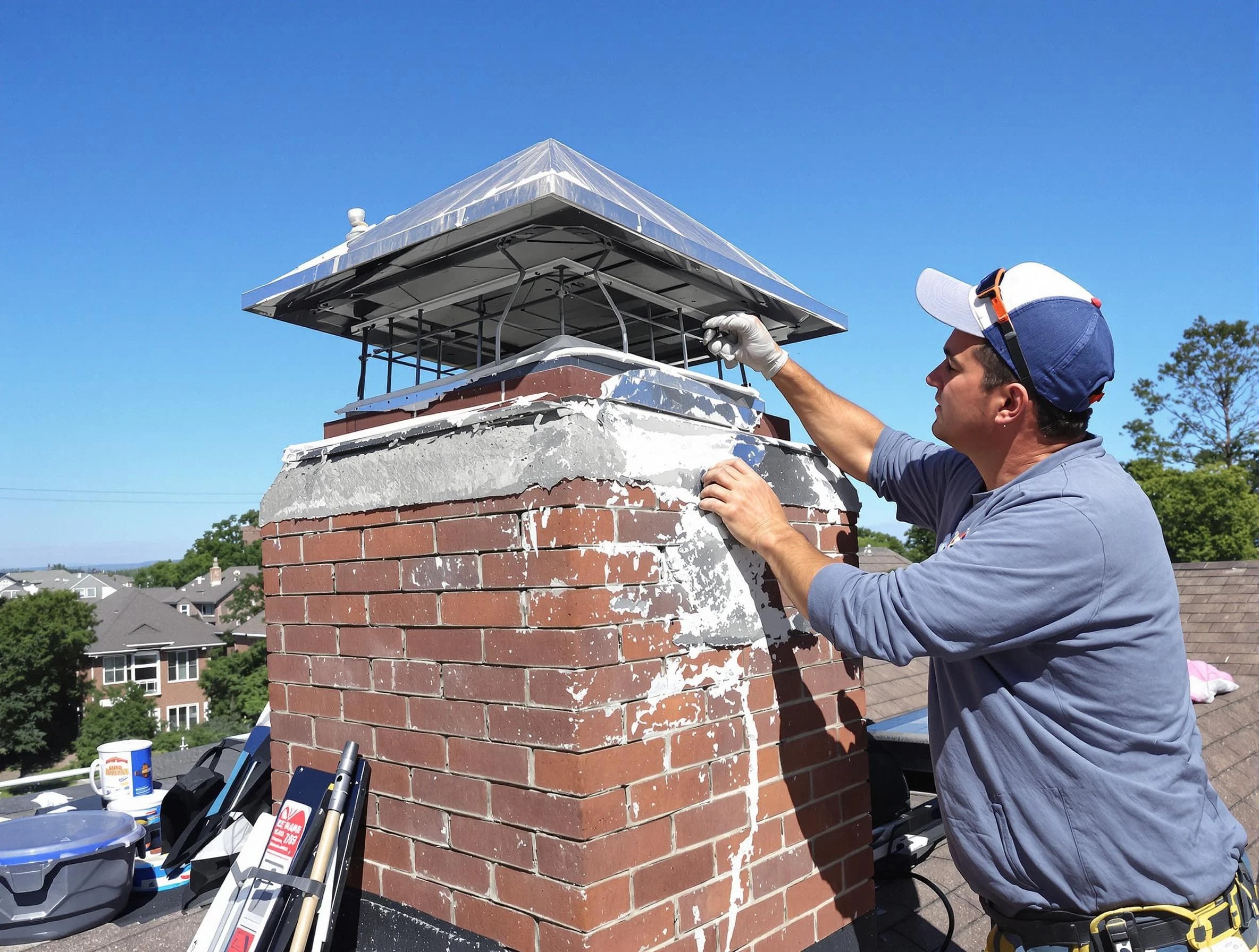 Chimney Crown Services service in Moon, PA