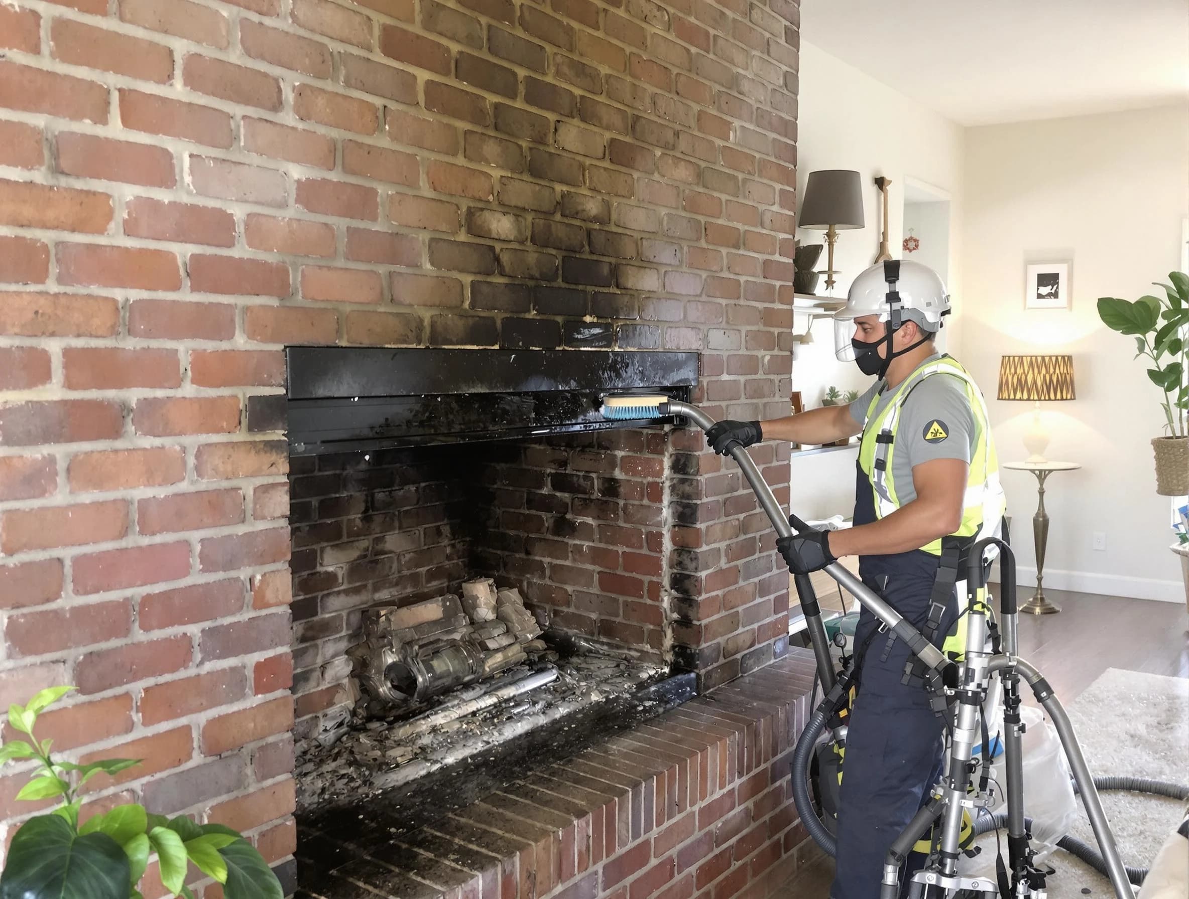 Moon Chimney Sweep providing fireplace cleaning services in Moon, PA