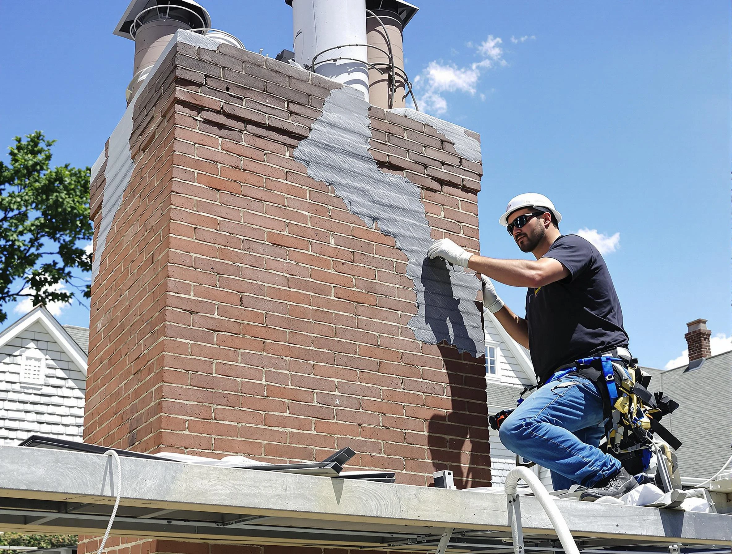 Chimney Restoration in Moon