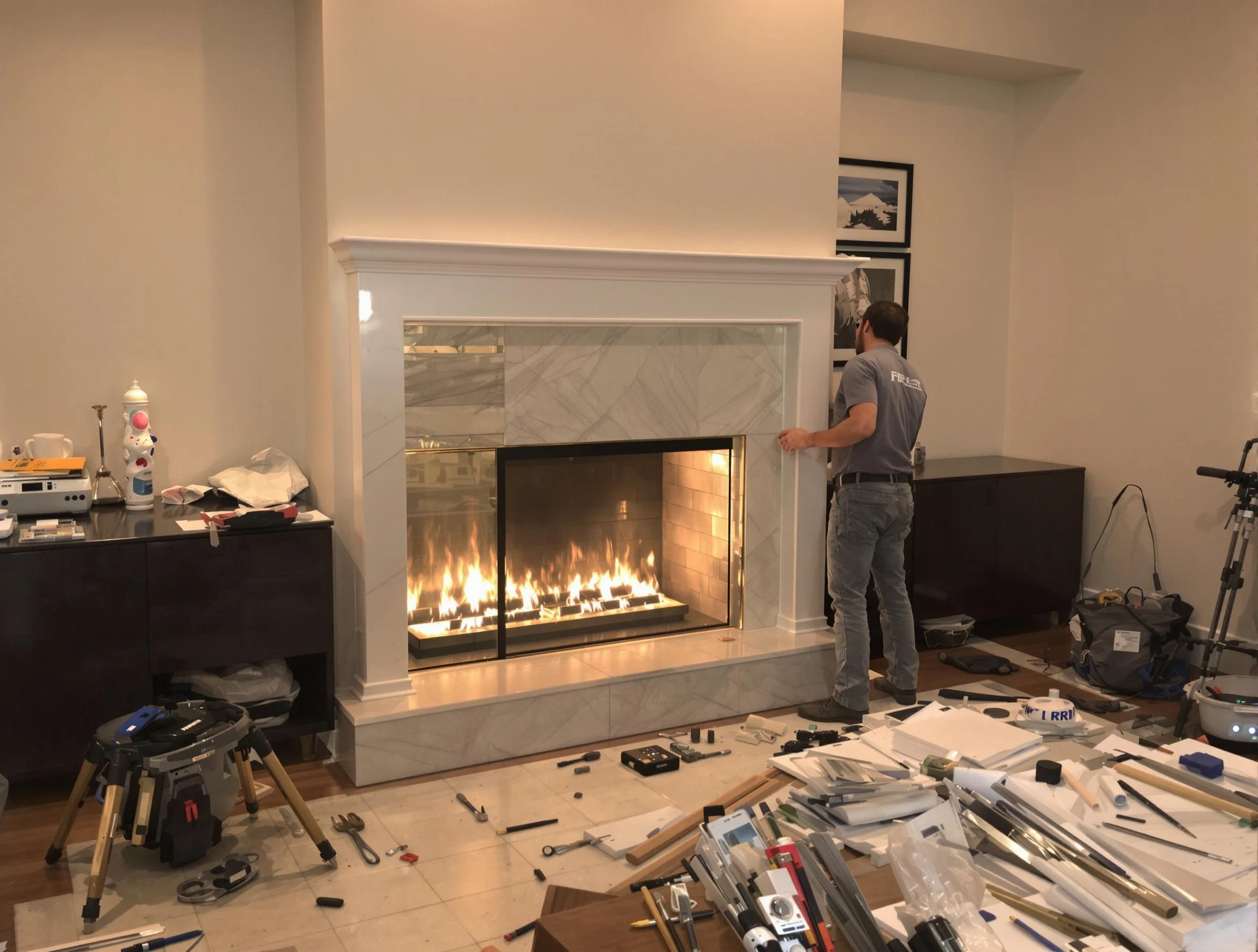 Fireplace Installation in Moon