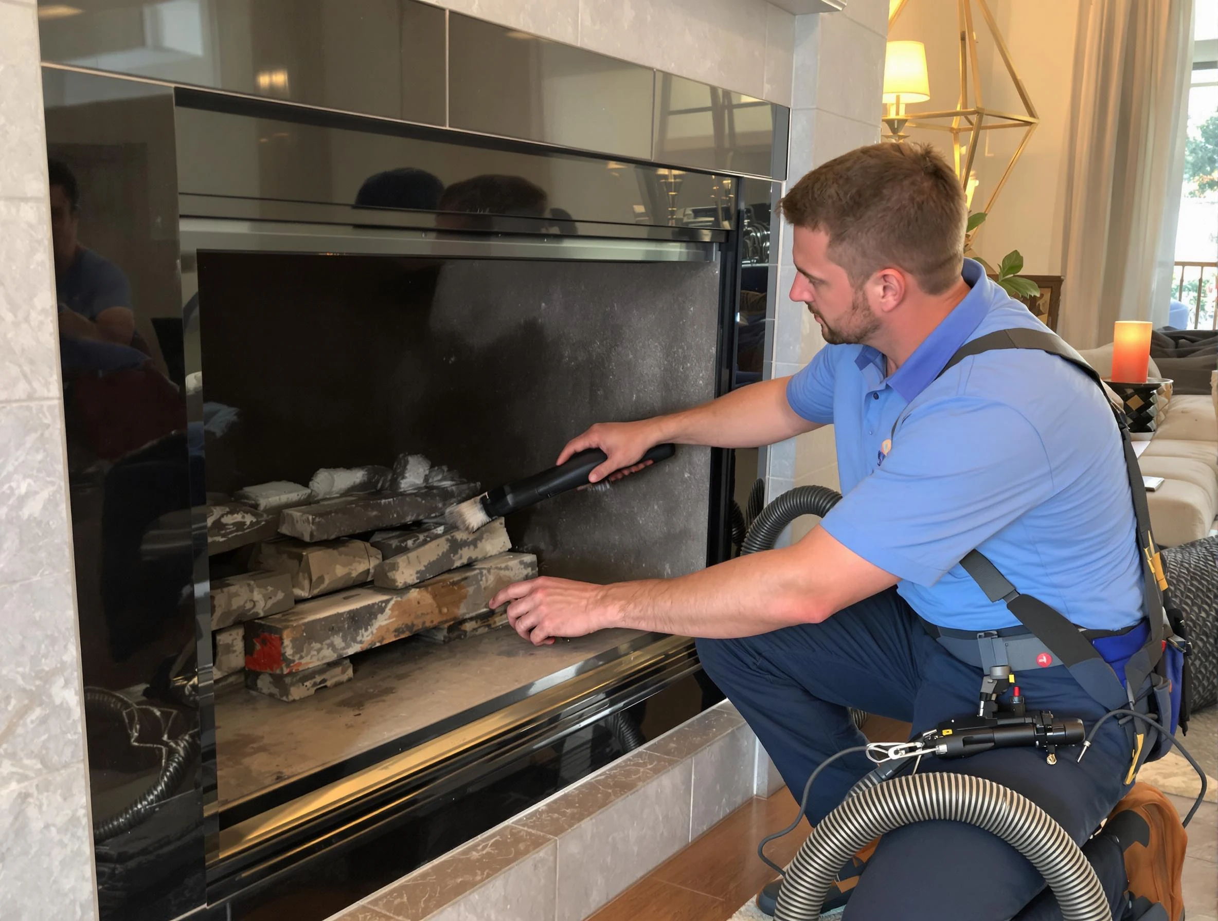 Fireplace Maintenance in Moon